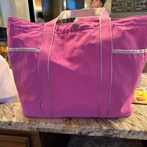 lululemon athletica Pink Canvas Tote
